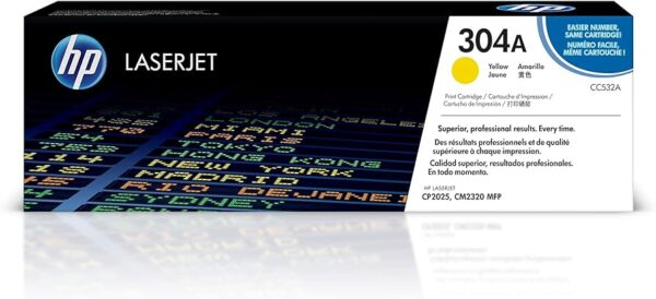 Get 15% off on HP 304A Yellow Original LaserJet Toner Cartridge, CC532A