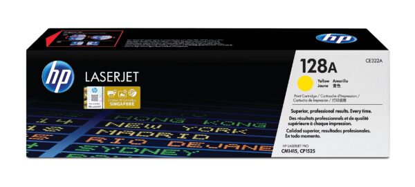 Get 21% off on HP 128A Yellow Original LaserJet Toner Cartridge, CE322A